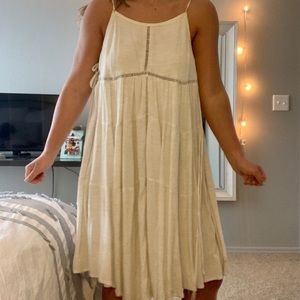 White/Beige Summer Dress
